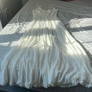 NWT SOLITAIRE SWIM EYELET MAXI DRESS